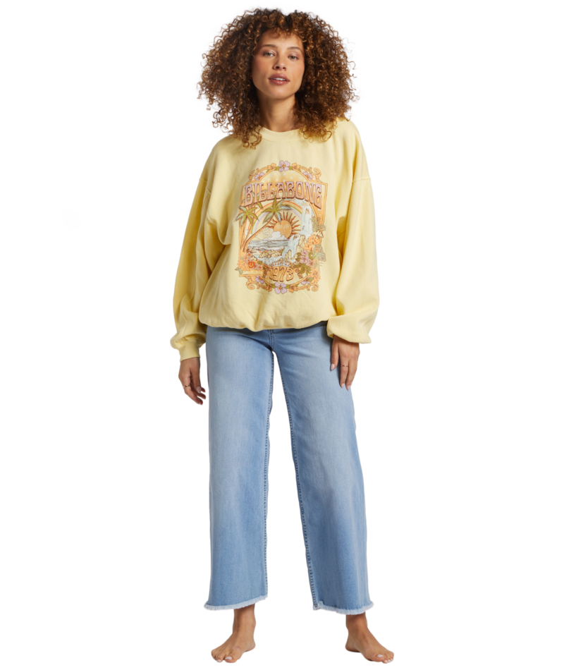 Women's Billabong Aloha Kendal Crew - YEDOCALI