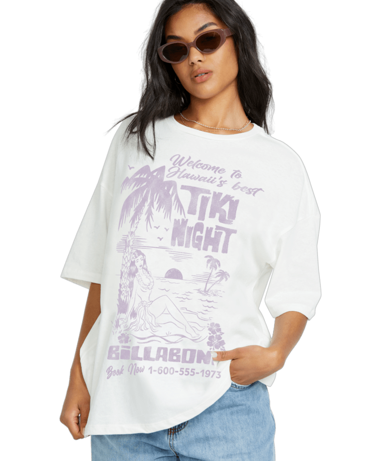 Women's Billabong High On Life T-Shirt - SCS-SALT