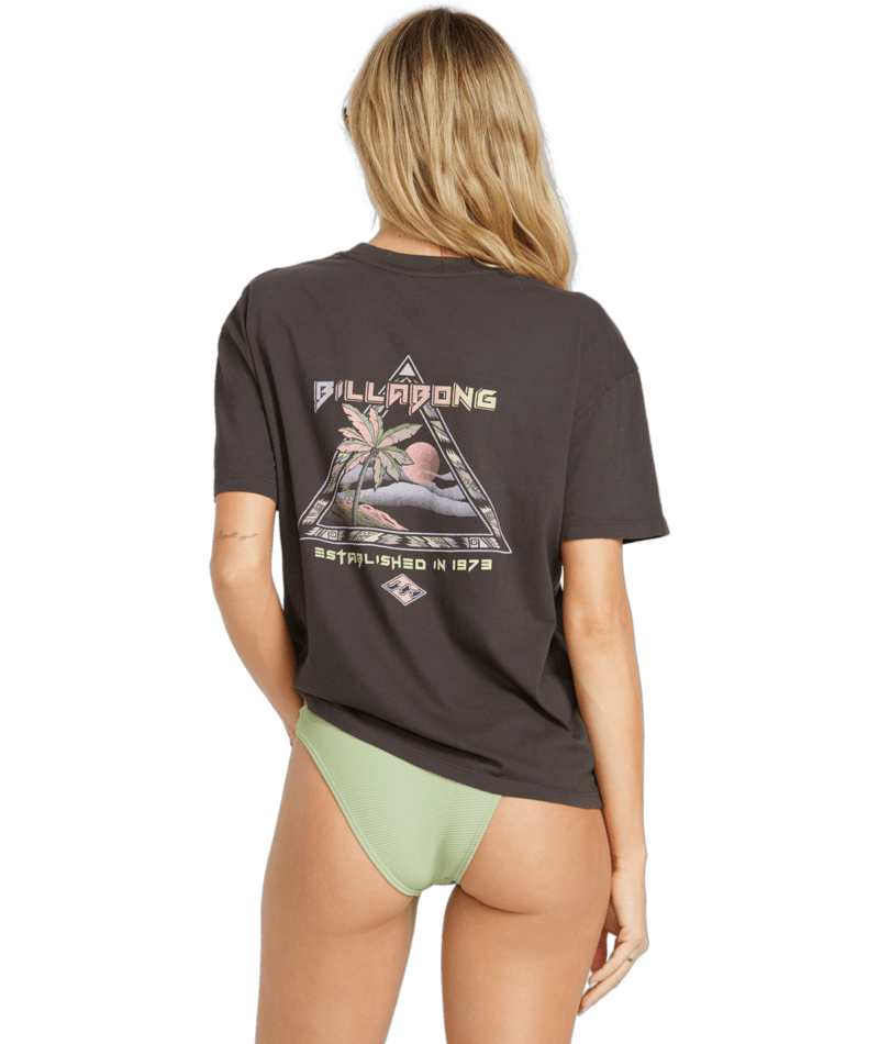 Women's Billabong Retro Surfin T-Shirt - OFB-OBLK