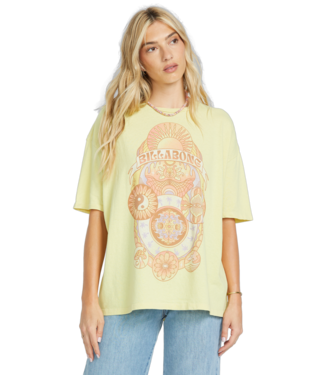 Women's Billabong Surf Mandala T-Shirt - YFJO-YEL