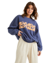 Women's Billabong Tiki Vibes Kendall Sweatshirt - BJNWBLUE