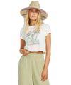 Women's Billabong Tropic Breaks Crop T-Shirt - WCP-WHIT