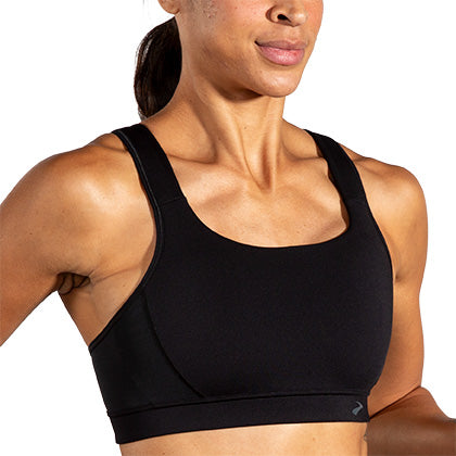 Women's Brooks Convertible 2.0 Sports Bra - 001 - BLACK