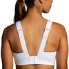 Women's Brooks Convertible 2.0 Sports Bra - 100 - WHITE/BLACK