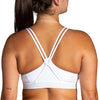 Women's Brooks Plunge 3.0 Sports Bra - 100 - WHITE/BLACK