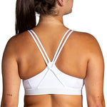 Women's Brooks Plunge 3.0 Sports Bra - 100 - WHITE/BLACK