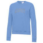 Women's Champion Kearney Powerblend Fleece Crew - LTBLUE