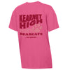 Women's Kearney High Bearcats Pinkout Oversized T-Shirt - HEIRPINK