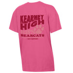 Women's Kearney High Bearcats Pinkout Oversized T-Shirt - HEIRPINK