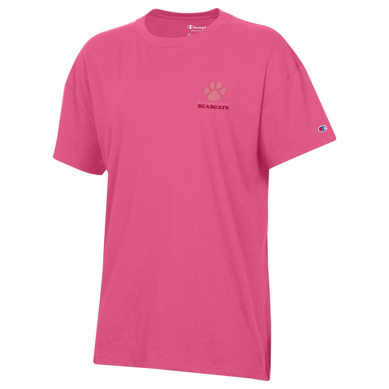 Women's Kearney High Bearcats Pinkout Oversized T-Shirt - HEIRPINK