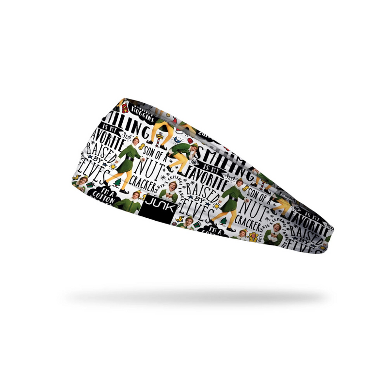 Women's/Men's Junk Elf Headband - WHITE