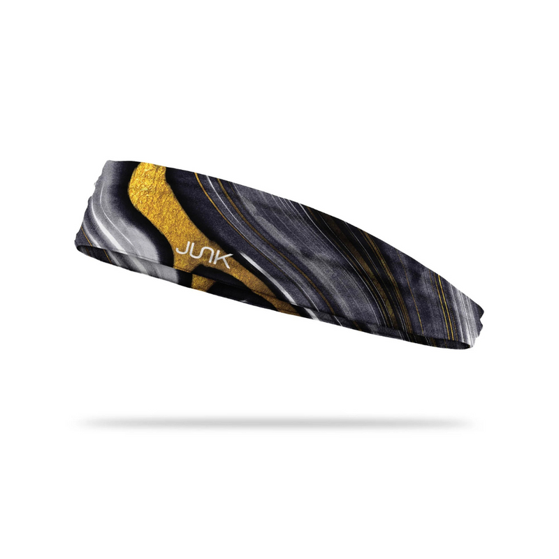 Women's/Men's Junk Pyrite Infinity Headband - BLK/GLD