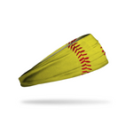 Women's/Men's Junk Softball Headband - YELLO