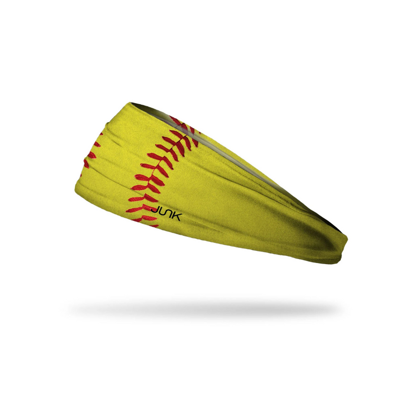 Women's/Men's Junk Softball Headband - YELLO