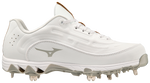 Women's Mizuno 9-Spike Swift 8 Softball Metal Cleat - 0000 - WHITE