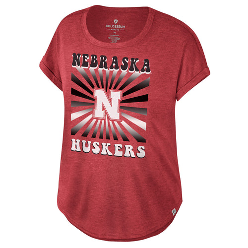 Women's Nebraska Huskers Band T-Shirt - NEBRASKA