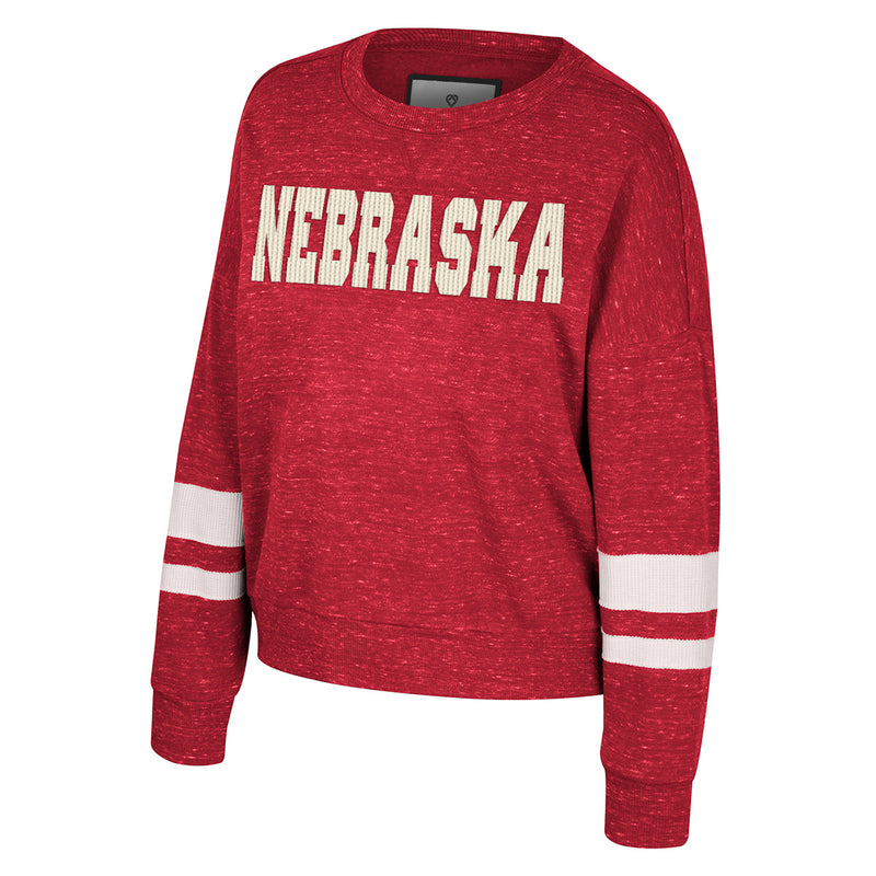 Women's Nebraska Huskers Lost City Speckle Fleece - NEBRASKA