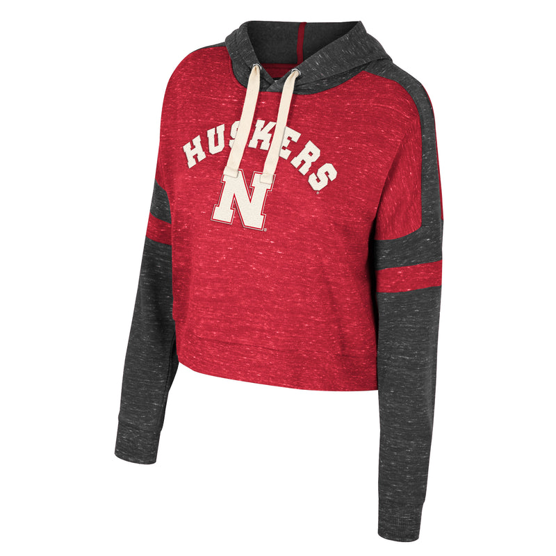 Women's Nebraska Huskers Lost City Speckle Hoodie - NEBRASKA