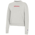 Women's Nebraska Huskers Triumph Fleece Sweatshirt - PEBBLEST