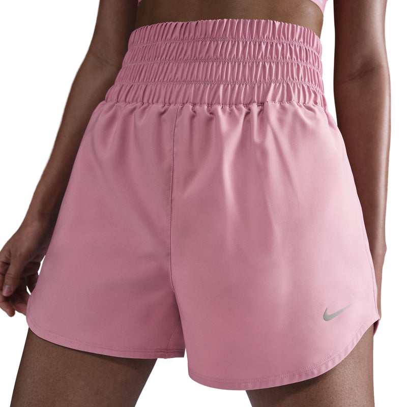 Women's Nike 3" Dri-FIT One High-Waisted Shorts - 699 - ELEMENTAL PINK