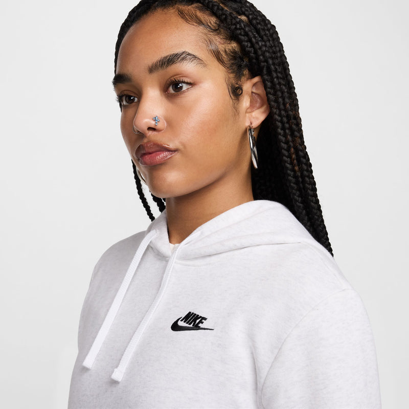 Women's Nike Club Fleece Hoodie - 051 - BIRCH