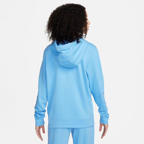 Women's Nike Club Fleece Hoodie - 412UBLUE