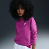 Women's Nike Club Fleece Hoodie - 518 - HOT FUCHSIA