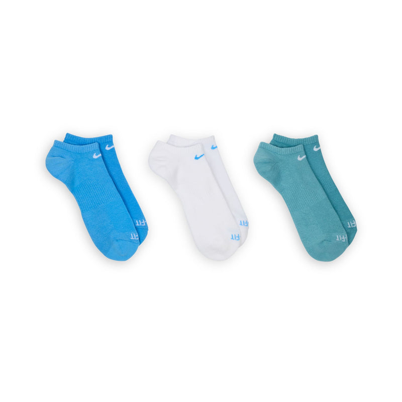 Women's Nike Everday+ Cushion No-ShowSocks 3-Pack - 937 BLUE