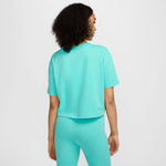 Women's Nike Icon Futura Crop T-Shirt - 304GREEN