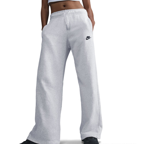 Women's Nike Mid-Rise Wide-Leg Sweatpants - 051 - BIRCH