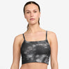 Women's Nike One Convertible Longline Printed Bra - 010 - BLACK