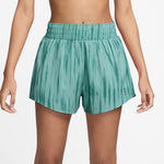 Women's Nike One High-Waisted 3" Printed Shorts - 300GREEN