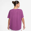 Women's Nike One Relaxed T-Shirt - 518 - HOT FUCHSIA