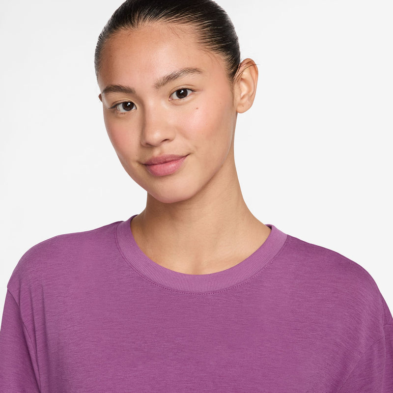 Women's Nike One Relaxed T-Shirt - 518 - HOT FUCHSIA