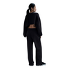 Women's Nike Phoenix Fleece High-Waisted Wide-Leg Pants - 010 - BLACK