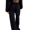 Women's Nike Phoenix Fleece High-Waisted Wide-Leg Pants - 010 - BLACK