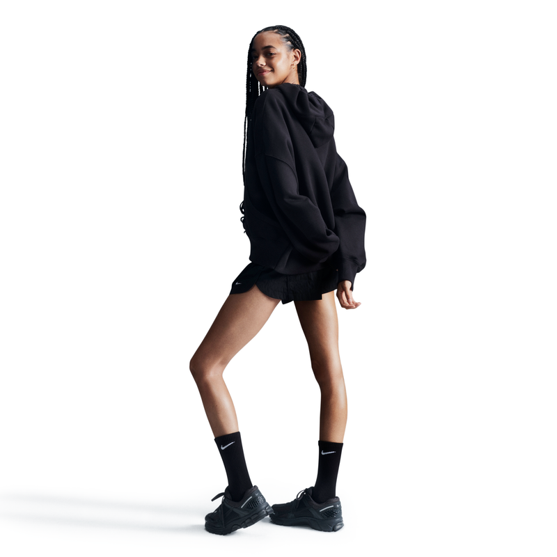 Women's Nike Phoenix Over-Oversized Fleece Hoodie - 010 - BLACK