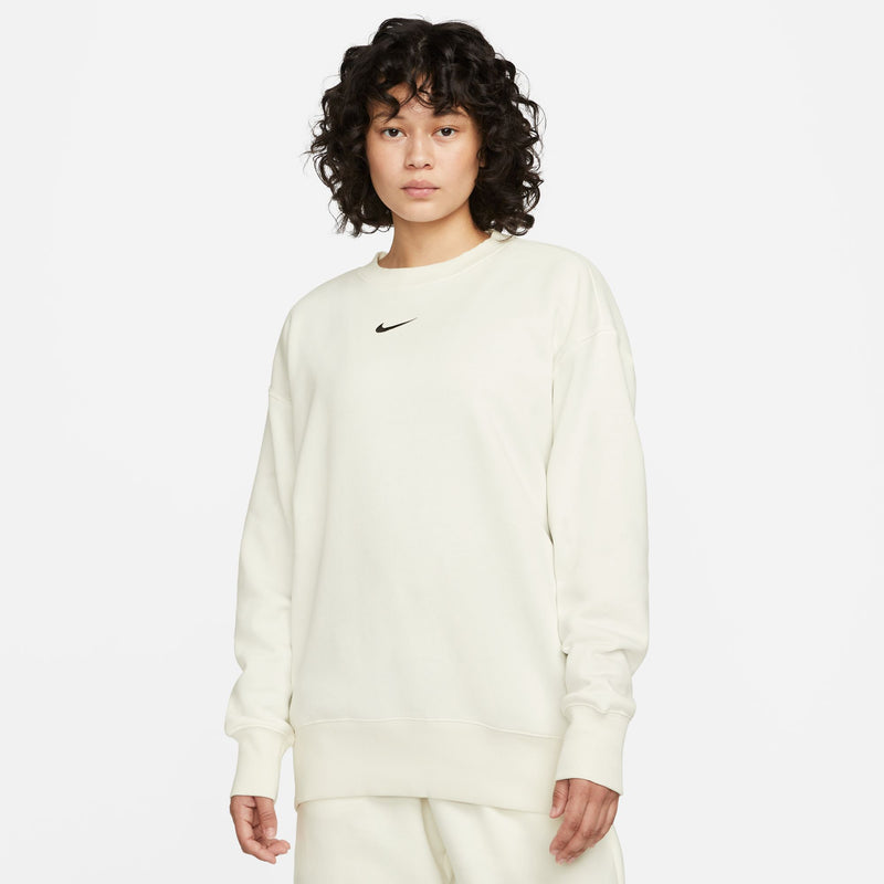 Women's Nike Phoenix Oversized Fleece Crew - 133SAIL