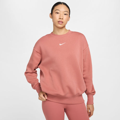 Women's Nike Phoenix Oversized Fleece Crew - 634CANYO