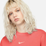 Women's Nike Phoenix Oversized Fleece Crew - 814EMBER