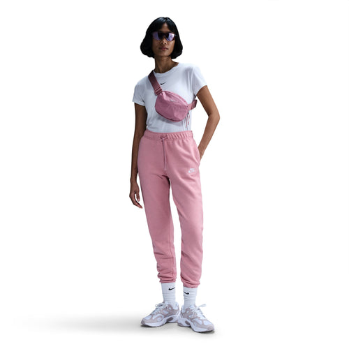 Women's Nike Sportswear Club Fleece Mid-Rise Joggers - 699EPINK