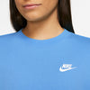 Women's Nike Sportwear Club Fleece Sweatshirt - 412 - UNIVERSITY BLUE