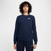 Women's Nike Sportwear Club Fleece Sweatshirt - 451 - OBSIDIAN