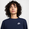 Women's Nike Sportwear Club Fleece Sweatshirt - 451 - OBSIDIAN