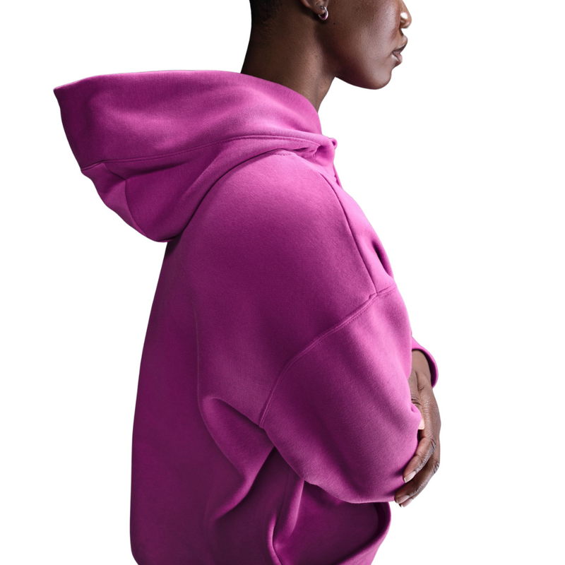 Women's Nike Sportwear Phoenix Pullover Hoodie - 518 - HOT FUCHSIA