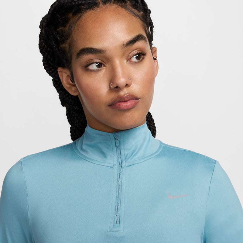 Women's Nike Swift Element UV 1/2 Zip - 464DENIM