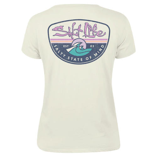 Women's Salt Life Daily Wave T-Shirt - NATUR-NA