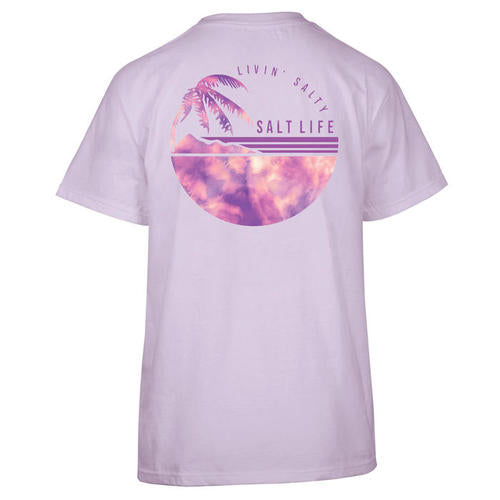 Women's Salt Life Fade Out T-Shirt - LAVENDER