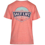 Women's Salt Life High Tides T-Shirt - CORAL