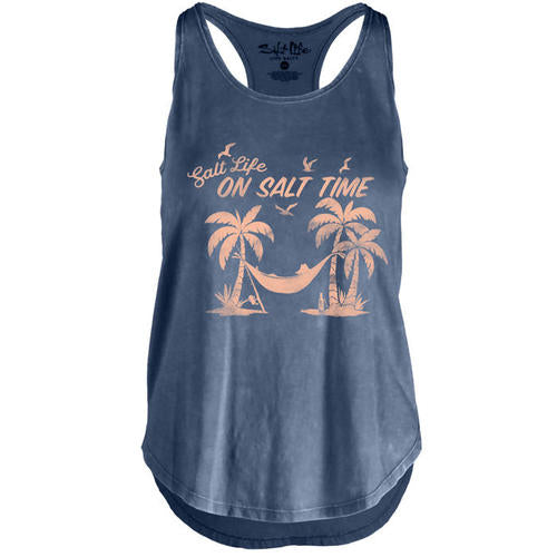 Women's Salt Life Twin Palms Tank Top - WASHNA